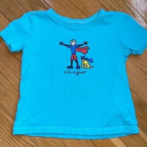 Life is Good Kid Tee Superhero